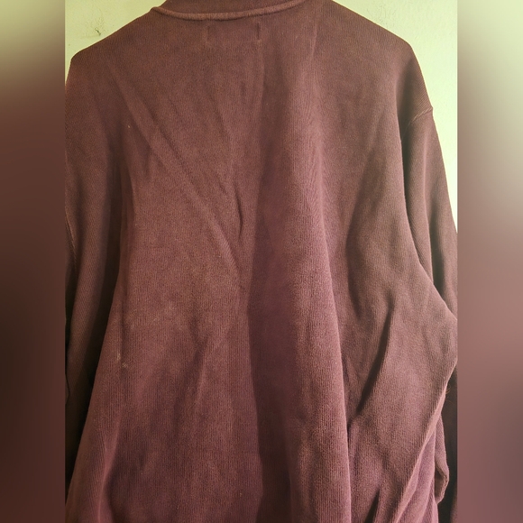 Polo Ralph Lauren sweater xl Burgundy/Purple NWOT - Picture 2 of 3
